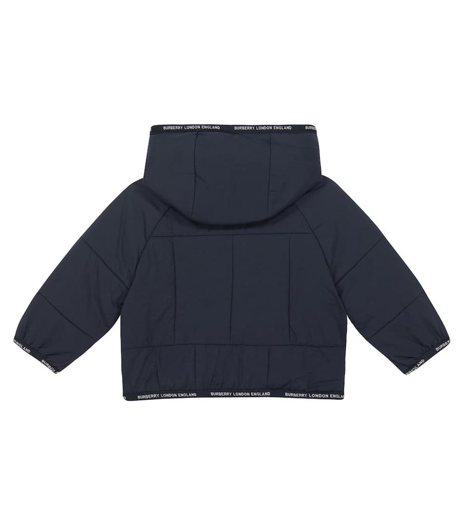 Baby quilted hooded jacket商品第2张图片规格展示