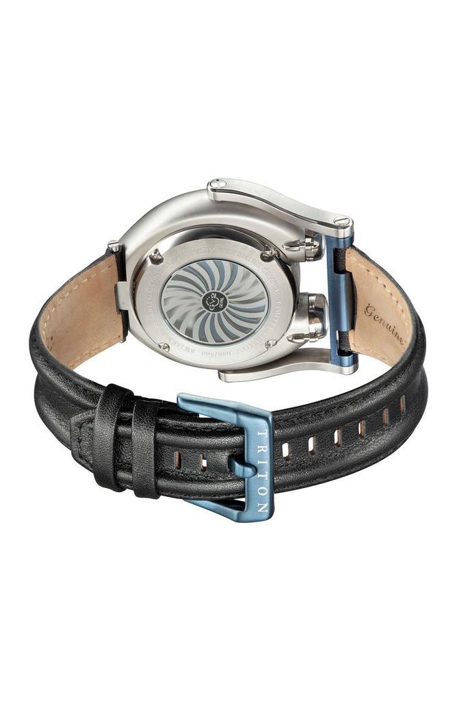 商品Gevril|Men's Trition Leather Strap Watch, 49mm,价格¥4941,第4张图片详细描述