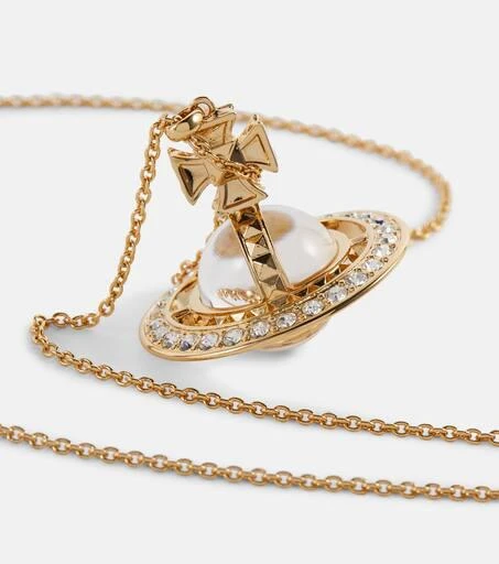 商品Vivienne Westwood|Crystal-embellished pendant necklace,价格¥2279,第4张图片详细描述