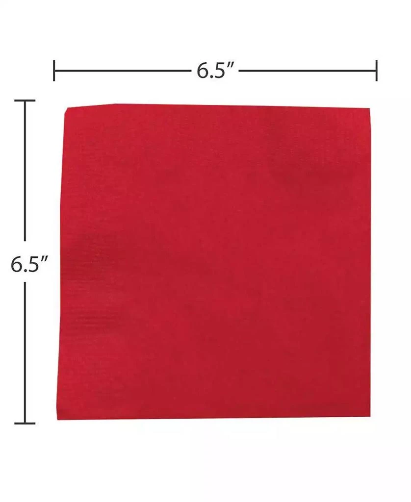 商品JAM Paper|Medium Lunch Napkins - 6.5" x 6.5" - 40 Per Pack,价格¥60,第2张图片详细描述