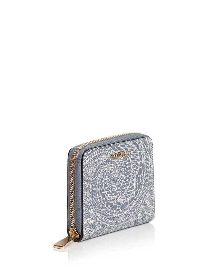 商品Furla|Babylon Zip Around Lace Print Small Leather Wallet  ,价格¥1256,第2张图片详细描述