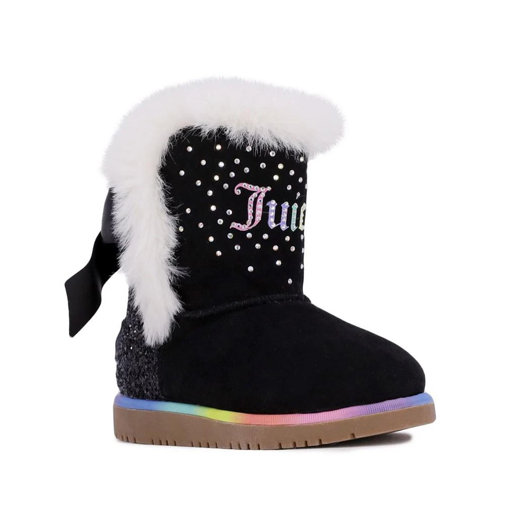 商品Juicy Couture|Toddler Girls Orange Grove Faux Fur Cozy Boot,价格¥159,第1张图片