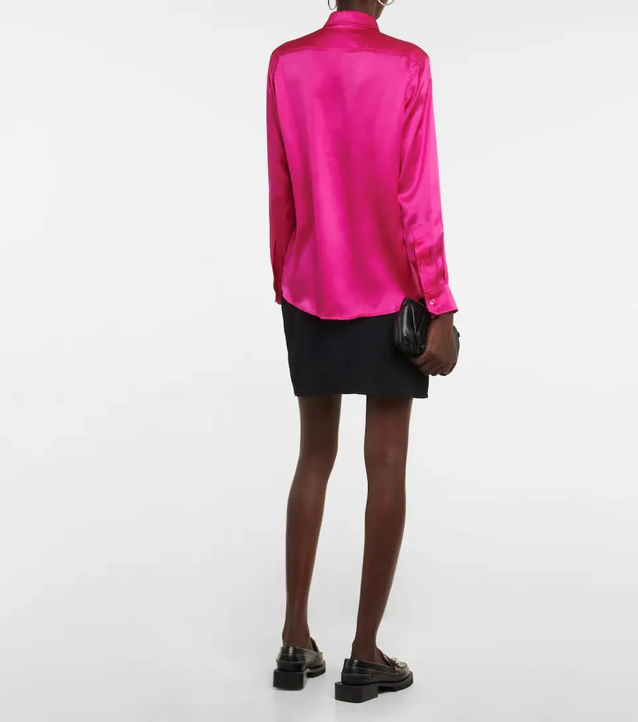 商品AMI|Silk crêpe blouse,价格¥2278,第3张图片详细描述