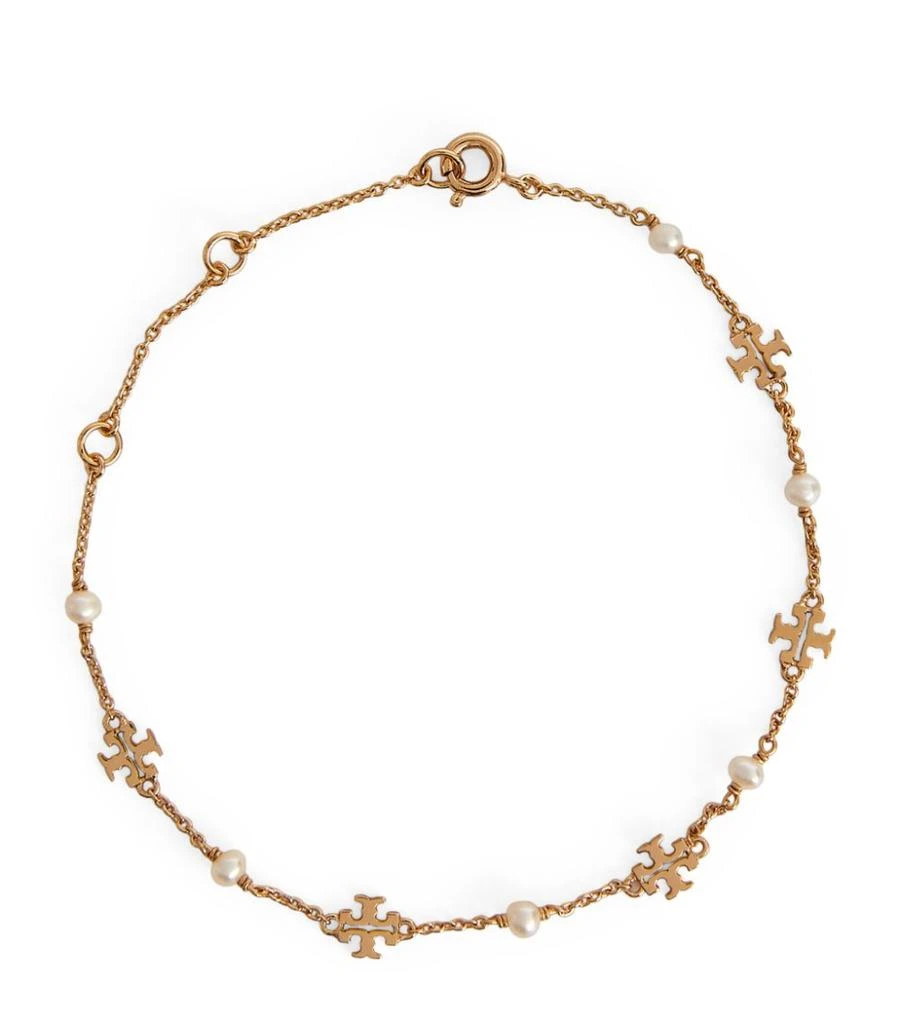 商品Tory Burch|Gold-Plated Kira Bracelet,价格¥1525,第1张图片