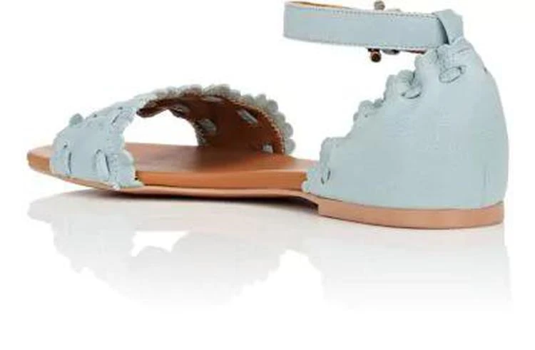 商品See by Chloé|Scalloped-Detail Leather Sandals,价格¥968,第3张图片详细描述