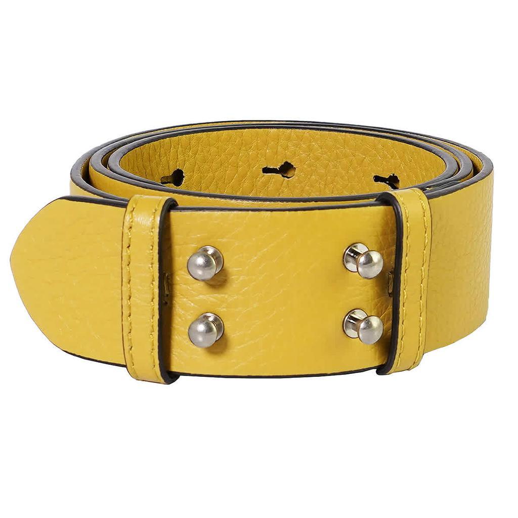 商品Burberry|The Small Ladies Belt Bag Grainy Leather Belt- Cornflower Yellow,价格¥1390,第1张图片