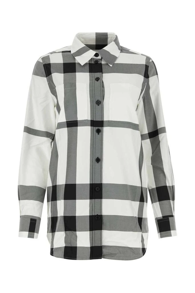 商品Burberry|Burberry Checked Long-Sleeved Shirt,价格¥4048,第1张图片