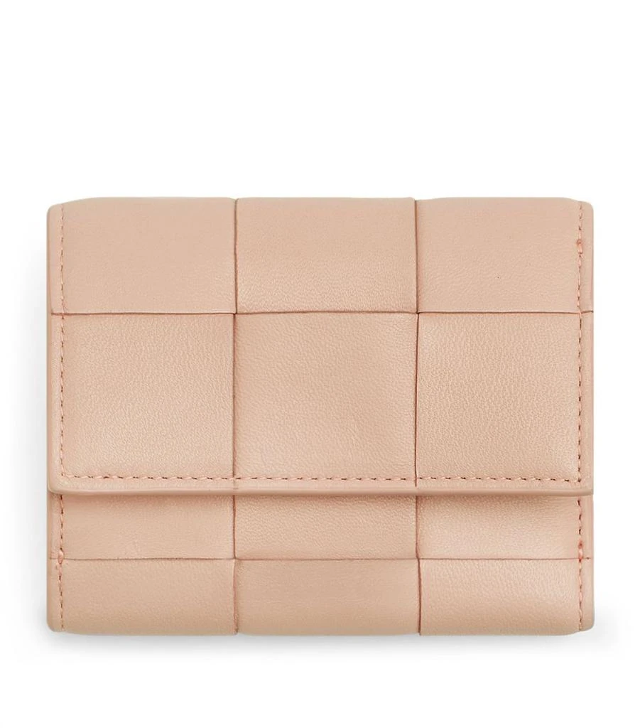 商品Bottega Veneta|Leather Trifold Wallet,价格¥5152,第1张图片