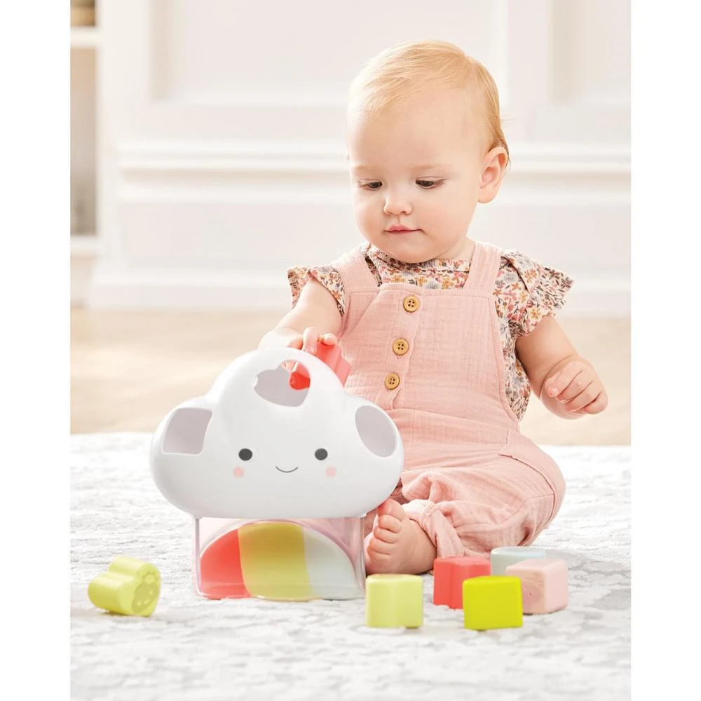 商品Skip Hop|Silver-Tone Lining Cloud Feelings Shape Sorter Baby Toy,价格¥83,第4张图片详细描述