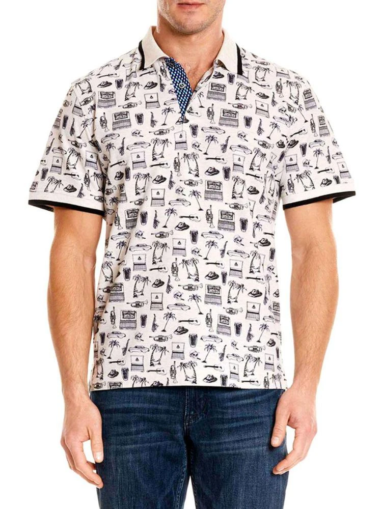 商品Robert Graham|Missile Polo Shirt,价格¥565,第1张图片
