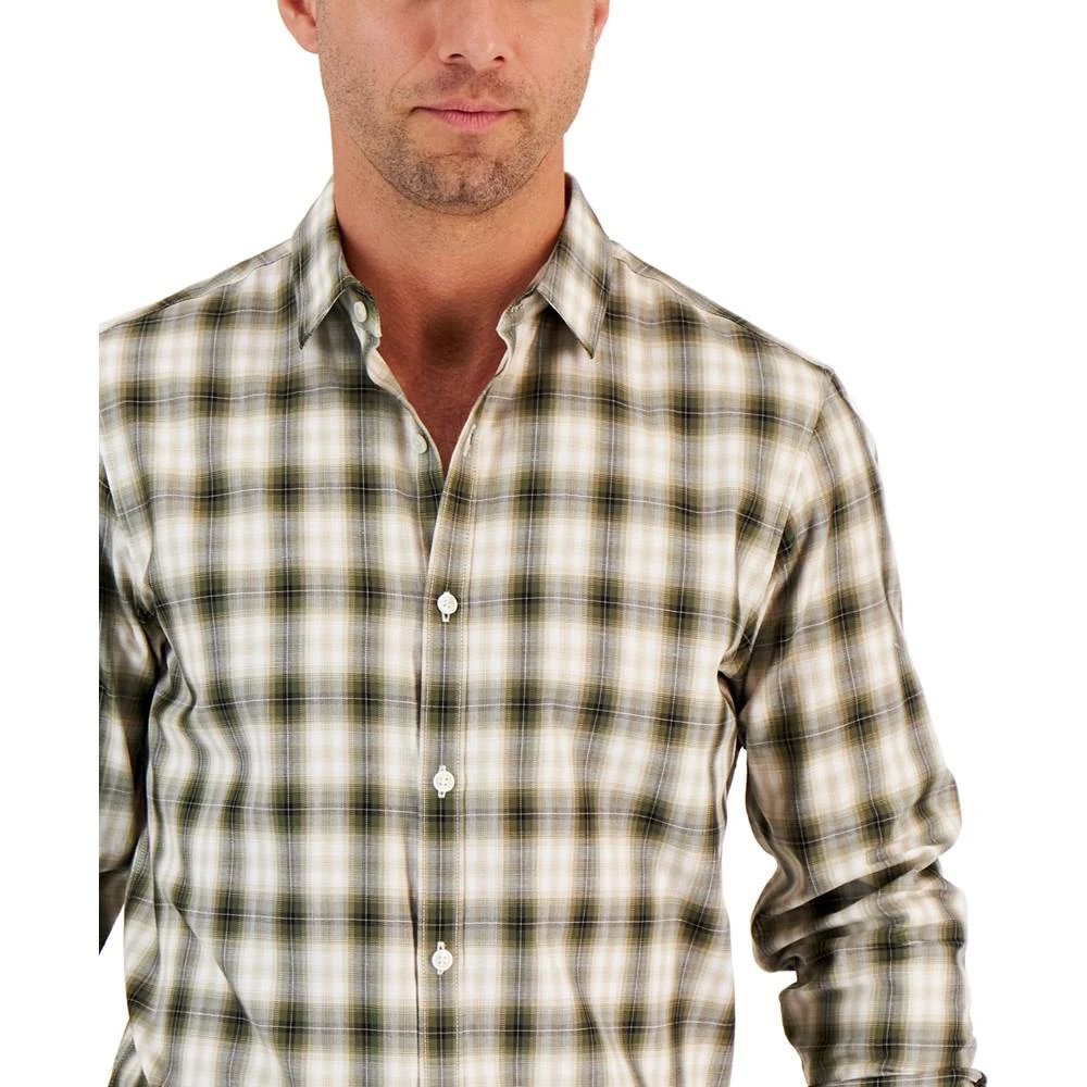 商品Alfani|Men's Droa Plaid Shirt, Created for Macy's,价格¥69,第3张图片详细描述