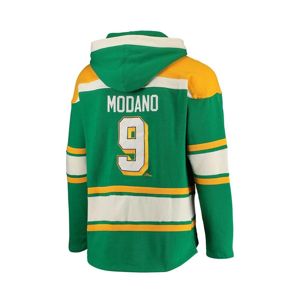商品47 Brand|Men's '47 Mike Modano Kelly Green Minnesota North Stars Retired Player Name & Number Lacer Pullover Hoodie,价格¥1112,第4张图片详细描述