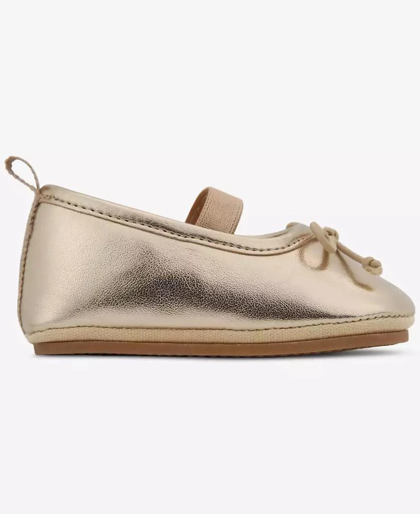 商品First Impressions|Baby Girls Metallic Ballet Flats, Macy's Exclusive,价格¥251,第2张图片详细描述