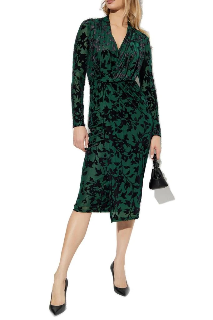 商品Diane von Furstenberg|女式 满版图案V领连衣裙,价格¥3184,第4张图片详细描述