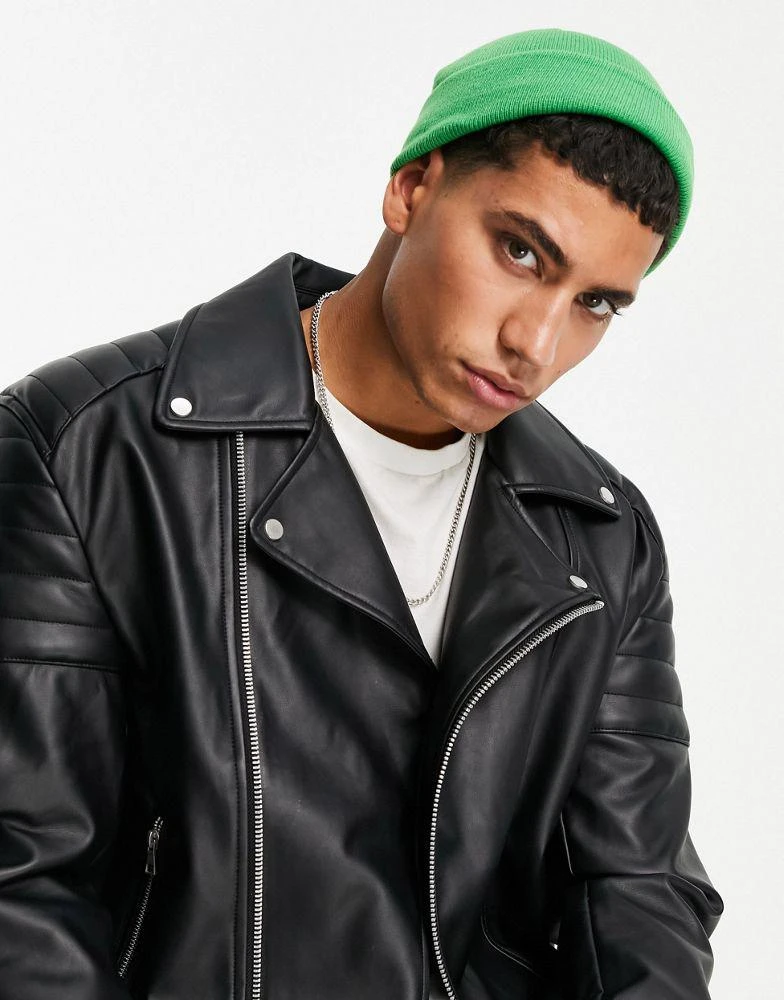 商品ASOS|ASOS DESIGN mini fisherman beanie in green,价格¥37,第1张图片