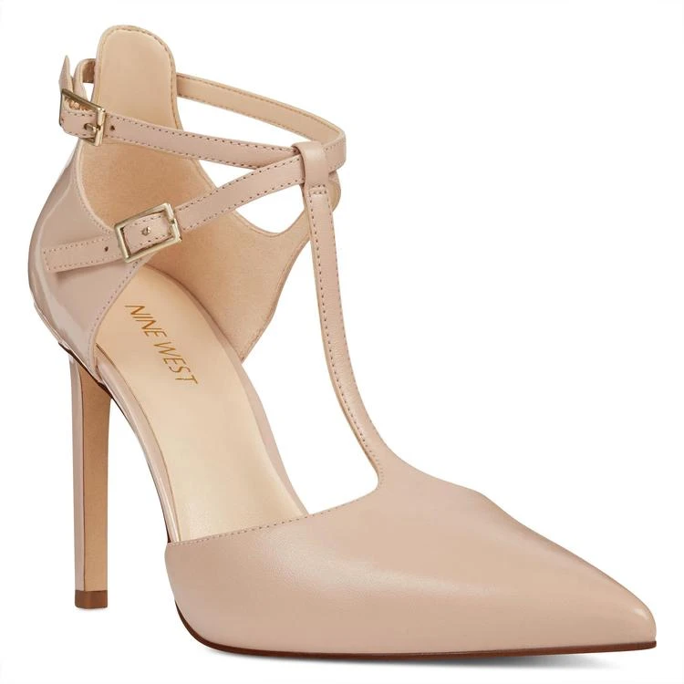 商品Nine West|Tazmin T-Strap Pumps,价格¥443,第1张图片