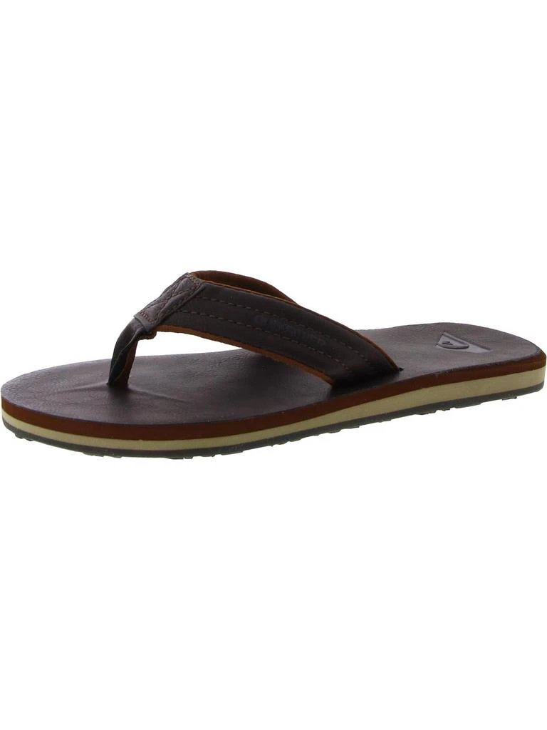 商品Quiksilver|Carver Youth Boys Big Kid Slip On Thong Sandals,价格¥215,第1张图片