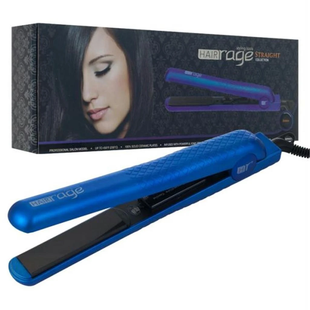 商品Trademark Poker|HAIR Rage Pro Salon Model Flat Iron - Indigo,价格¥375,第1张图片