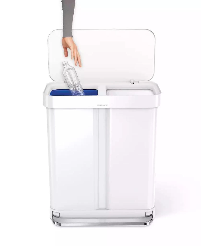 商品simplehuman|58" Liters Dual Compartment Recycler,价格¥1631,第3张图片详细描述