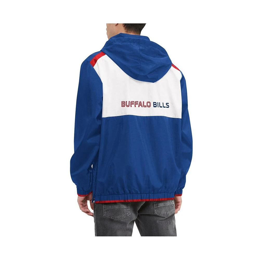 商品Tommy Hilfiger|Men's Royal, White Buffalo Bills Carter Half-Zip Hooded Top,价格¥883,第2张图片详细描述