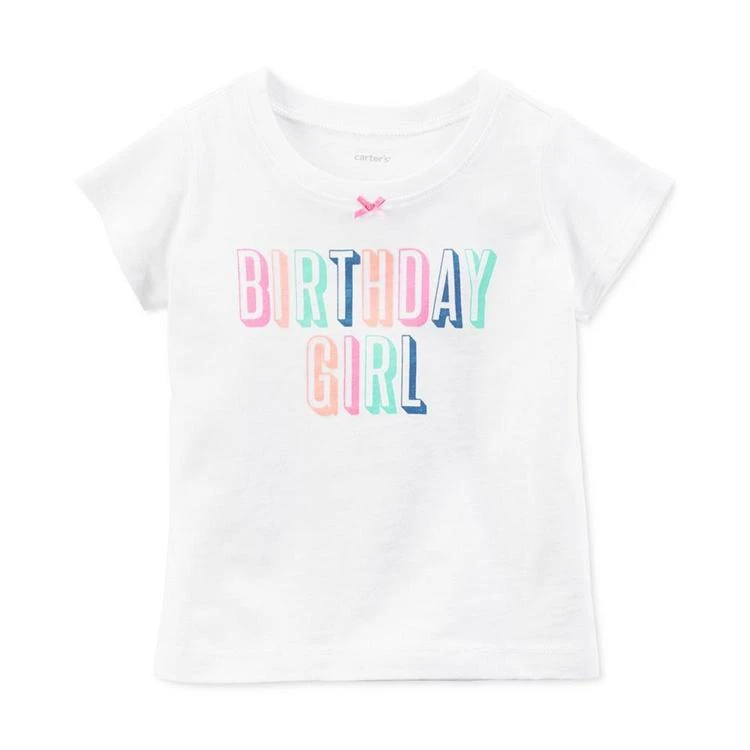 商品Carter's|Birthday Girl T-Shirt, Baby Girls (0-24 months),价格¥20,第1张图片