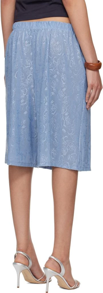 商品Conner Ives|SSENSE Exclusive Blue Lace Basketball Shorts,价格¥3511,第3张图片详细描述