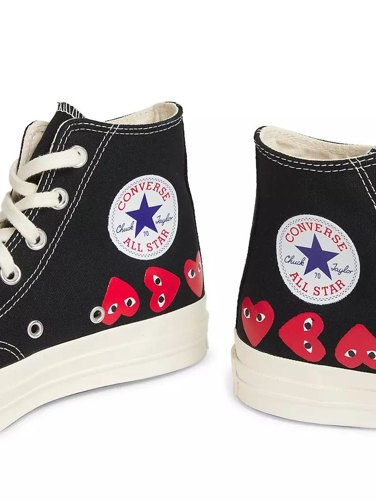 商品Comme des Garcons|CdG PLAY x Converse Chuck Taylor All Star Heart High-Top Sneakers,价格¥1107,第5张图片详细描述