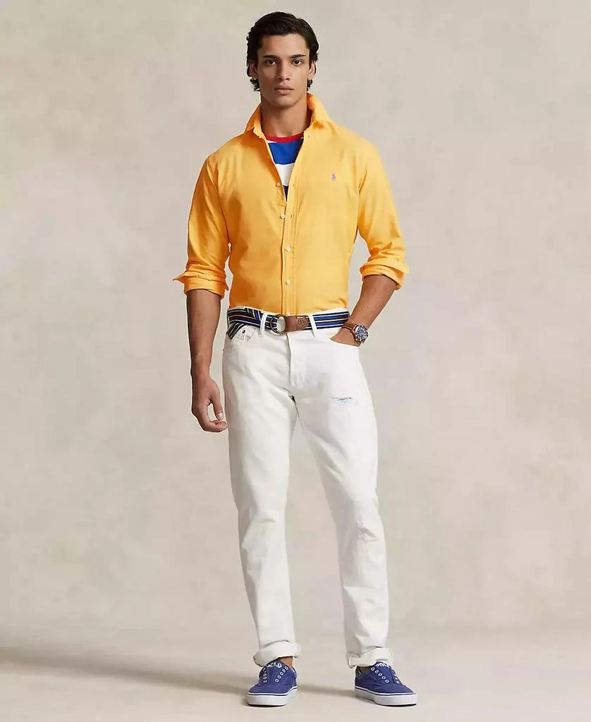 商品Ralph Lauren|Men's The Iconic Cotton Oxford Shirt,价格¥381,第4张图片详细描述