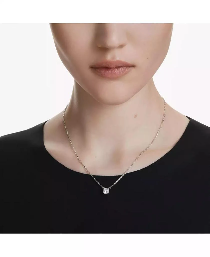 商品Swarovski|Stilla Pendant Square Cut, White, Necklace,价格¥623,第5张图片详细描述