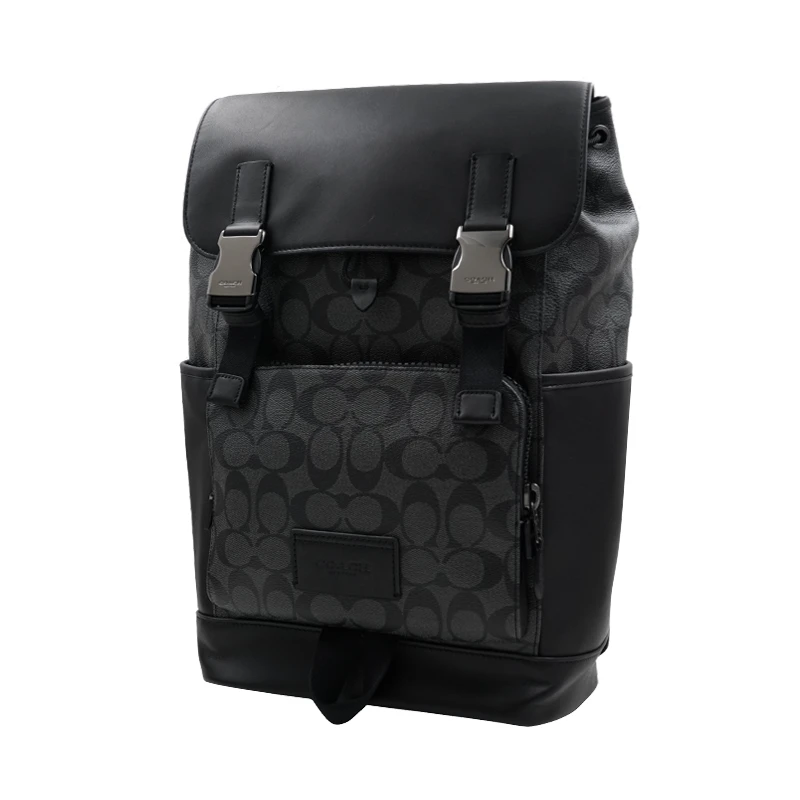 COACH 奥莱款大号男士PVC配皮双肩背包 C2712QBMI5 商品