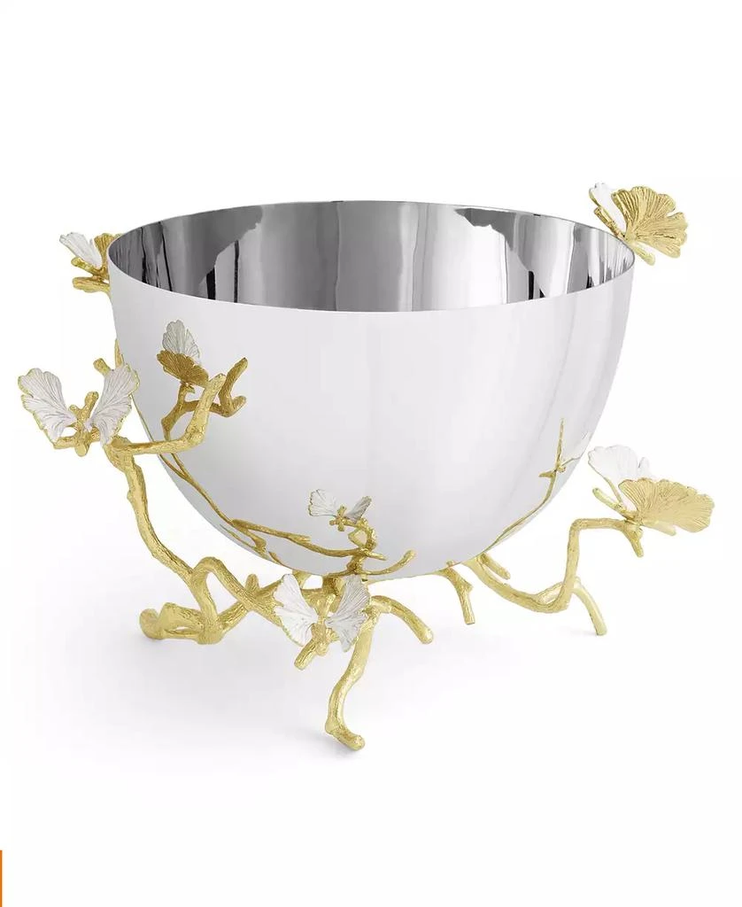 商品Michael Aram|Butterfly Ginkgo Gold Serving Bowl,价格¥1906,第4张图片详细描述