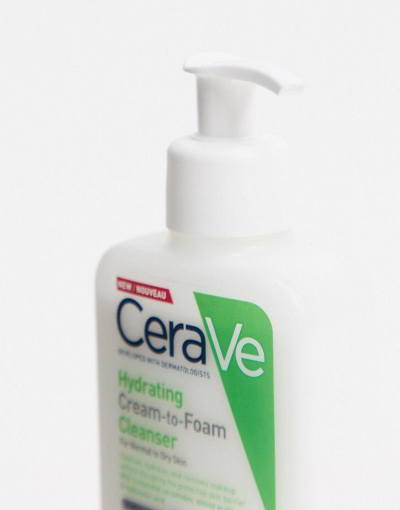CeraVe Hydrating Cream-To-Foam Cleanser for Normal to Dry Skin 236ml商品第3张图片规格展示