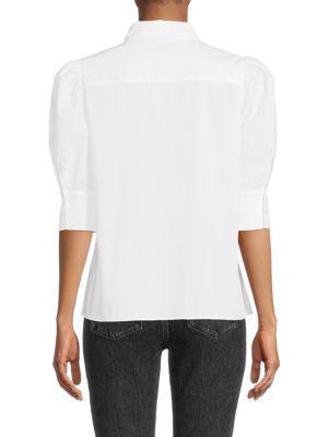 商品Tahari|Puff Sleeve Blouse,价格¥323,第4张图片详细描述