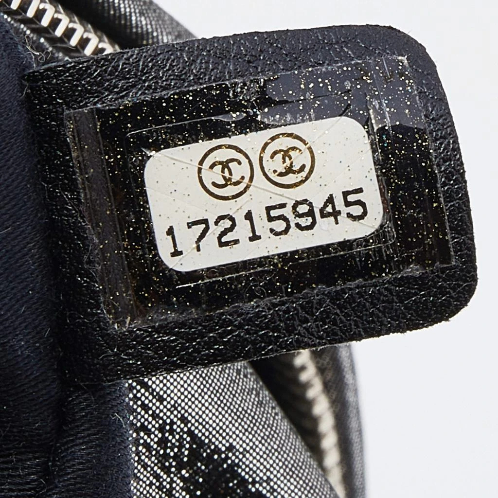 Chanel Metallic Dark Silver Quilted Leather Large Backpack is Back Backpack 商品