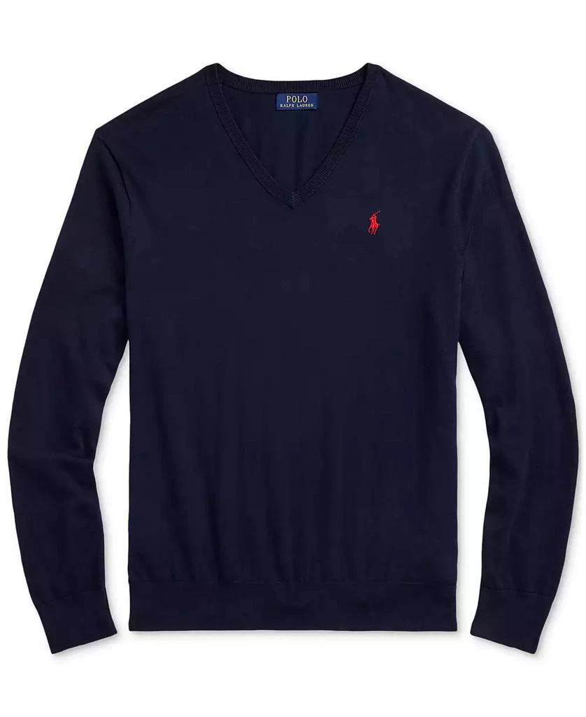 商品Ralph Lauren|Men's Cotton V-Neck Sweater,价格¥659,第5张图片详细描述