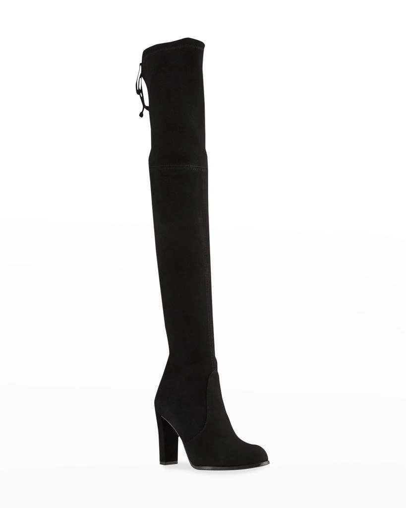 商品Stuart Weitzman|Highland Suede Over-the-Knee Boots,价格¥2877,第2张图片详细描述