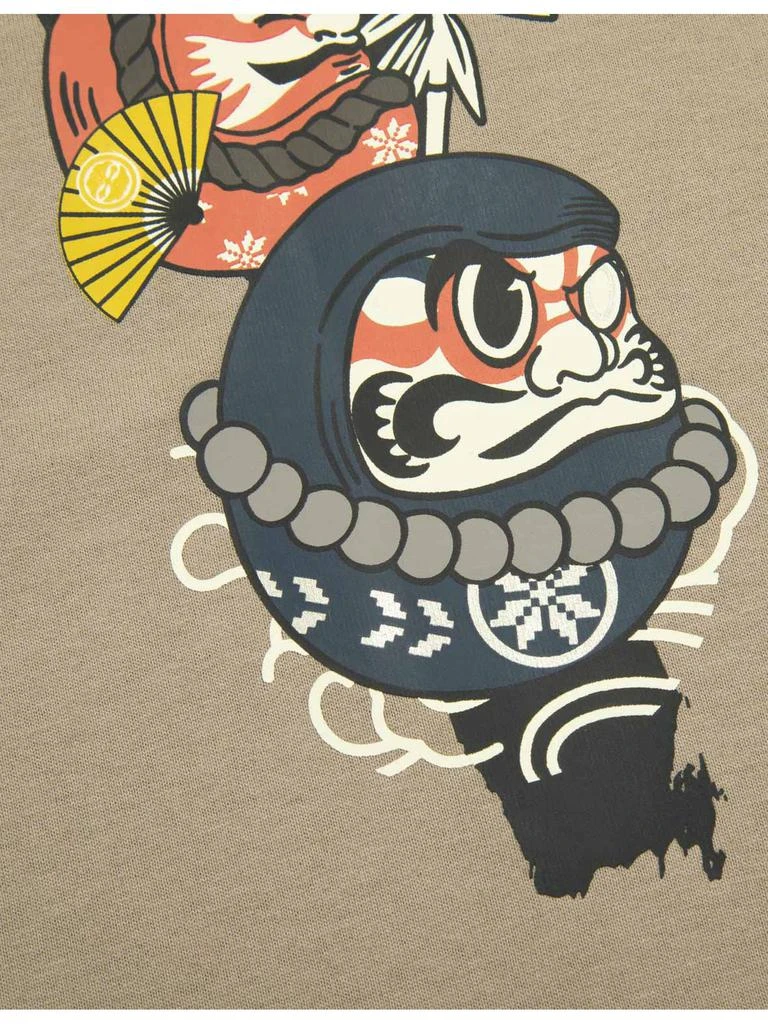 商品Evisu|Kumadori Daruma Daicock Print T-shirt,价格¥1220,第4张图片详细描述