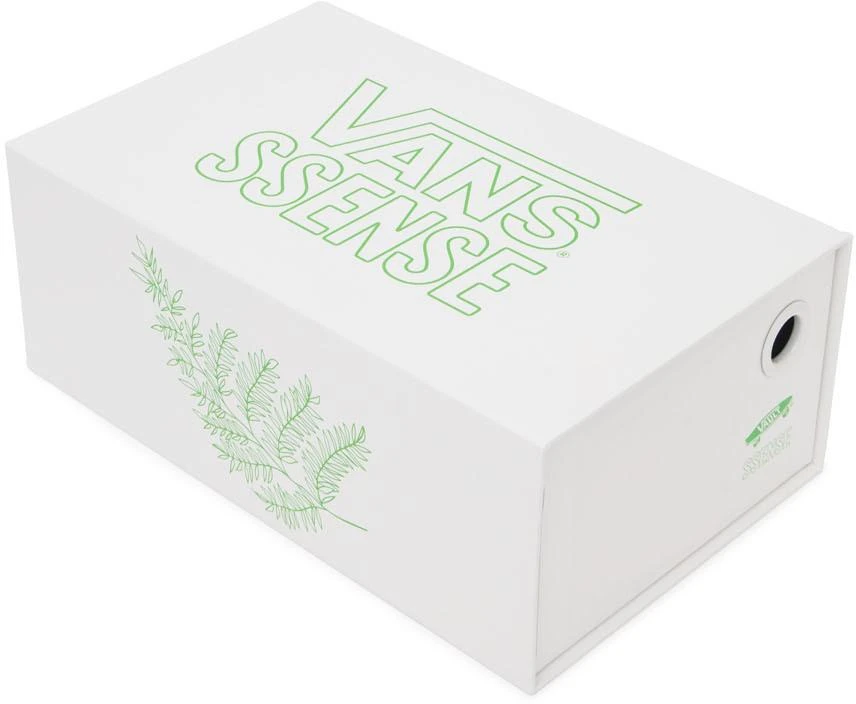 男款 SSENSE独家联名 Slip-On VR3 L 板鞋 白绿棋盘格 商品