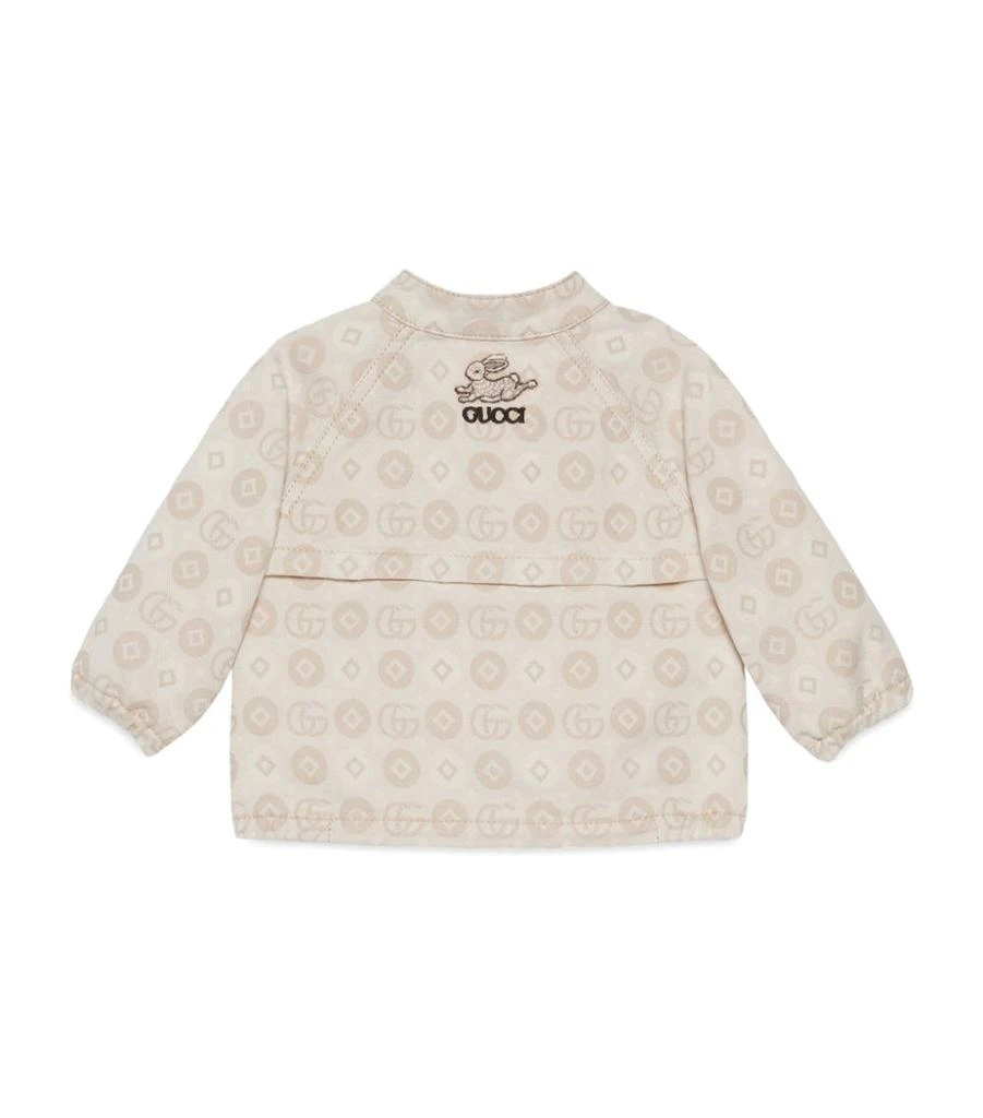 商品Gucci|Double G Zip-Up Jacket (3-36 Months),价格¥6325,第2张图片详细描述