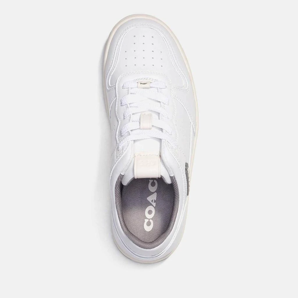 商品Coach|Coach Women's C201 Basket Leather Trainers,价格¥2374,第4张图片详细描述