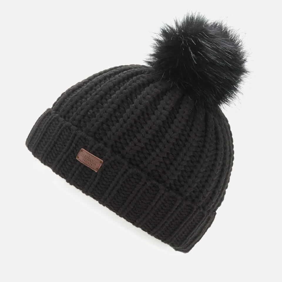 商品Barbour|Barbour Women's Saltburn Beanie - Black,价格¥191,第2张图片详细描述