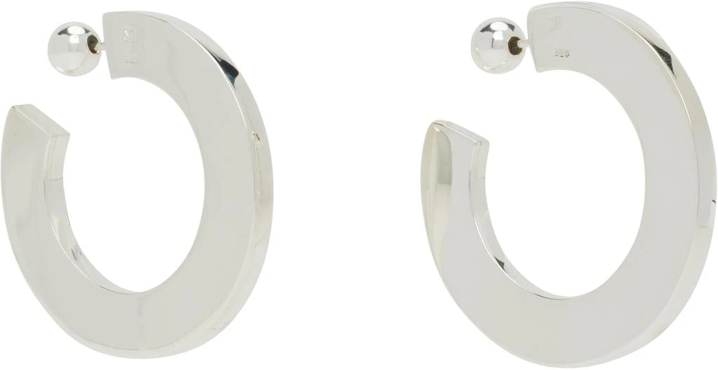 商品Sophie Buhai|Silver Classic Hoop Earrings,价格¥2293,第2张图片详细描述