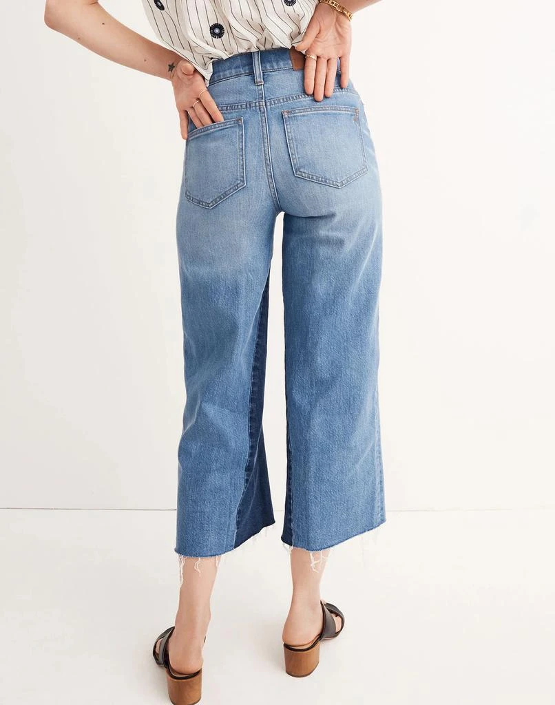 商品Madewell|Wide-Leg Crop Jeans: Gusset Edition,价格¥801,第4张图片详细描述