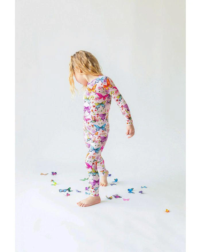 商品Posh Peanut|Girls' Butterfly Print Pajama Set - Baby, Little Kid,价格¥269,第3张图片详细描述
