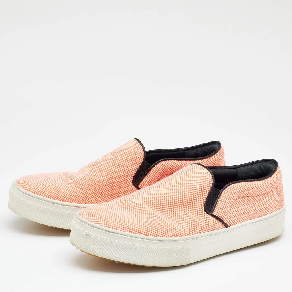 商品[二手商品] Celine|Celine Orange Canvas Slip On Sneakers Size 38,价格¥1614,第2张图片详细描述