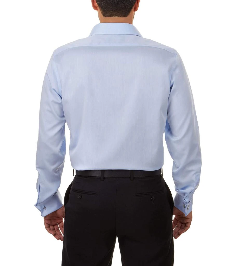 商品Calvin Klein|Men's Dress Shirt Slim Fit Non Iron Herringbone Spread Collar,价格¥300,第2张图片详细描述