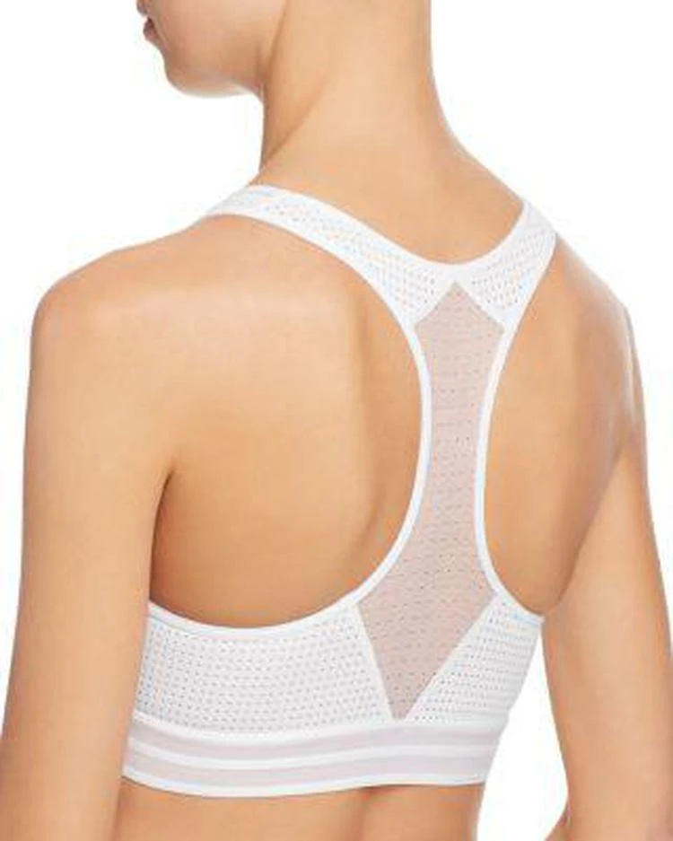 商品Calvin Klein|Mixed Mesh Wireless Racerback Bralette,价格¥130,第2张图片详细描述