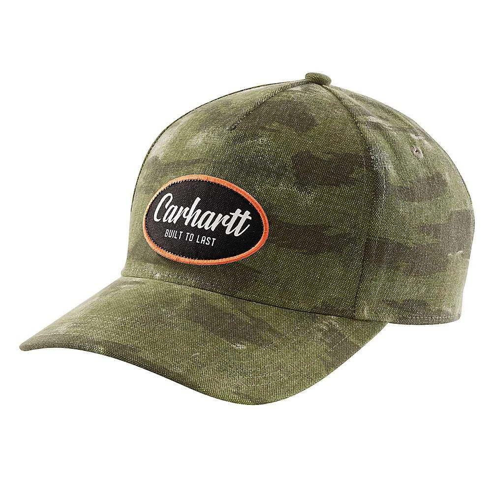商品Carhartt|Carhartt Men's Canvas Built To Last Camo Patch Cap,价格¥182,第1张图片