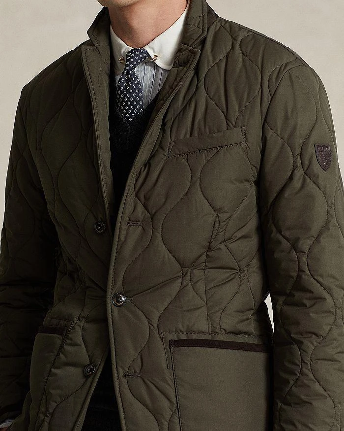 商品Ralph Lauren|Suede Trimmed Quilted Jacket,价格¥2668,第4张图片详细描述
