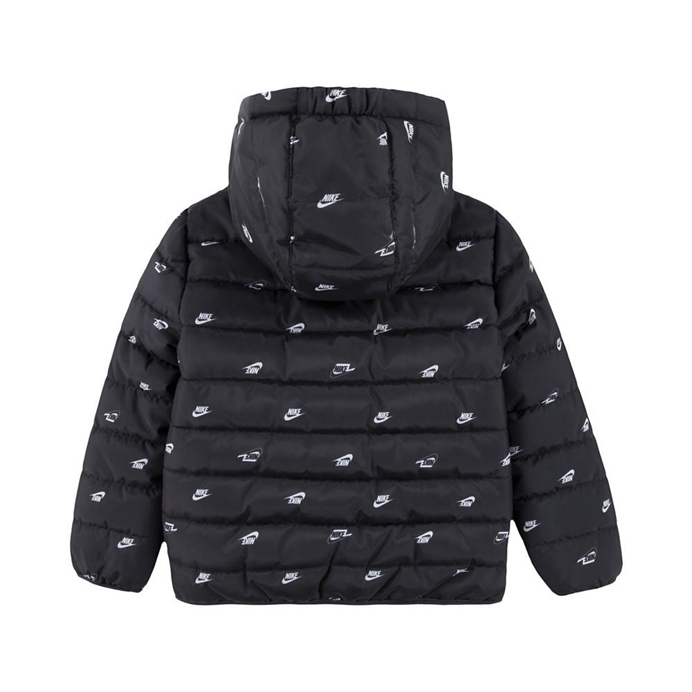 Toddler Boys Swoosh Essential Padded Jacket商品第2张图片规格展示